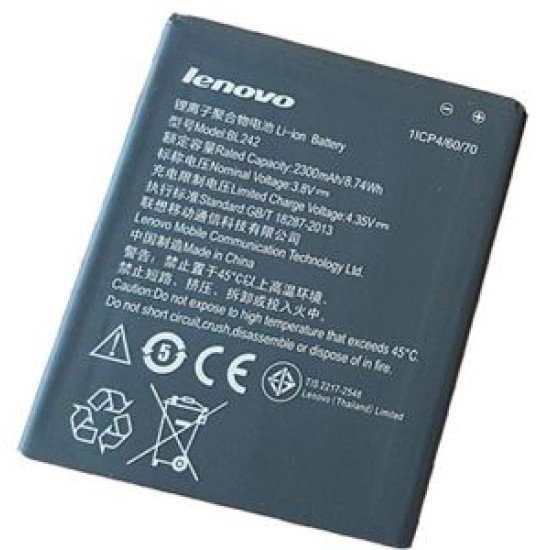 BATERIA LENOVO BL-242 BL242 PARA LIAN XIANG A6000, A6000 MAIS, LEMO K3 K3-W 2300 MAH  